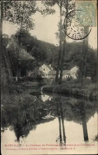 Ak Marcilly Seine et Marne, Le Chateau de Fontaine les Nonnes