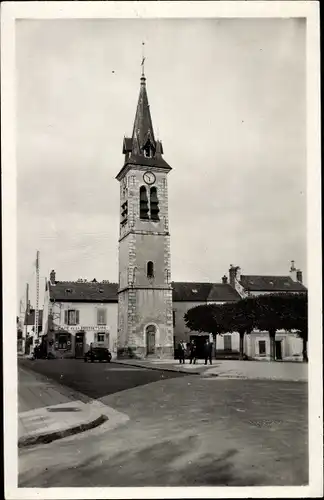 Ak Melun Seine et Marne, Le Clocher Saint-Barthelemy