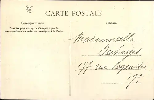 Postkarte Paris XVI, Besuch von HM Alphonse XIII, Pont de la Concorde