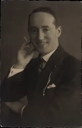 Ak Schauspieler Rudolf Lampe, Portrait, Autogramm