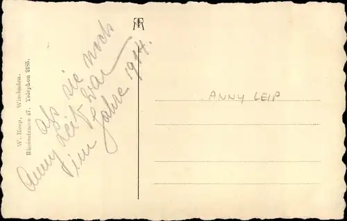 Ak Schauspielerin Anny Leip, Portrait, Autogramm