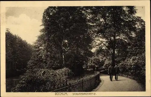 Ak Bochum im Ruhrgebiet, Stadtpark