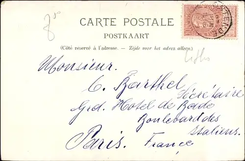 Litho Oostende Ostende Westflandern, Strand, Hotels