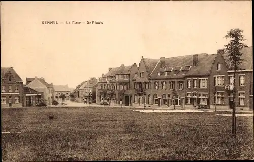 Ak Kemmel Heuvelland Westflandern, Der Ort