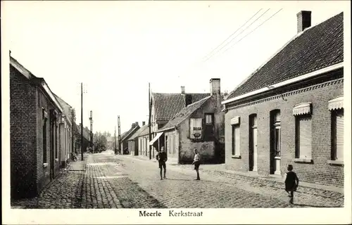 Ak Meerle Hoogstraten Hoogstraeten Flandern Antwerpen, Kerkstraat