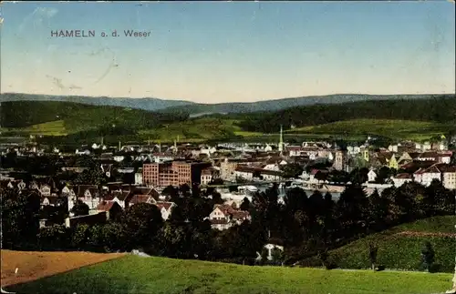 Ak Hameln an der Weser Niedersachsen, Gesamtansicht