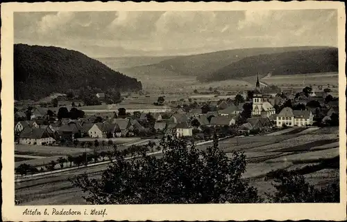 Ak Atteln Lichtenau in Westfalen, Panorama