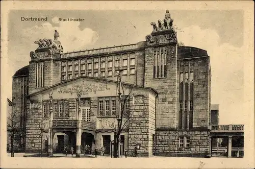Ak Dortmund im Ruhrgebiet, Stadttheater