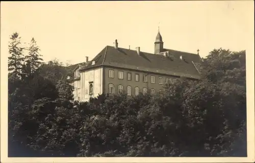 Foto Ak Bad Iburg am Teutoburger Wald, Schloss, Klosterkirche