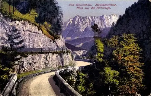 Ak Bad Reichenhall in Oberbayern, Mauthäuselweg, Reiteralpe