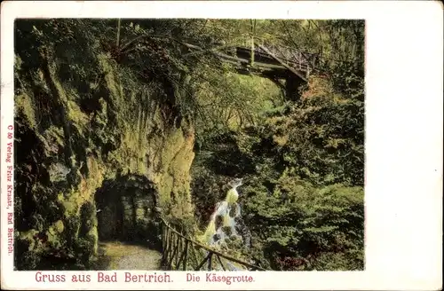 Ak Bad Bertrich an der Mosel Eifel, Käsegrotte