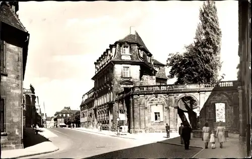 Ak Bayreuth in Oberfranken, Hofgarteneingang