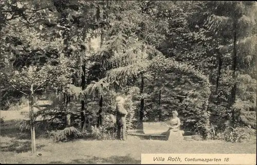 Ak Nürnberg in Mittelfranken, Villa Roth, Contumazgarten 18