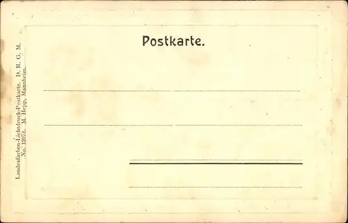 Passepartout Ak Karlsruhe in Baden, Schlossgarten