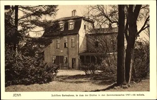 Ak Jena in Thüringen, Schillers Gartenhaus
