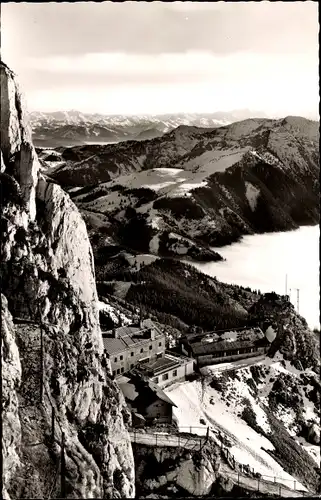 Ak Bayrischzell im Mangfallgebirge Oberbayern, Wendelstein, Blick vom Gipfelweg, Hohe Tauern