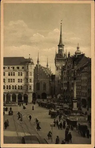 Ak München, Marienplatz