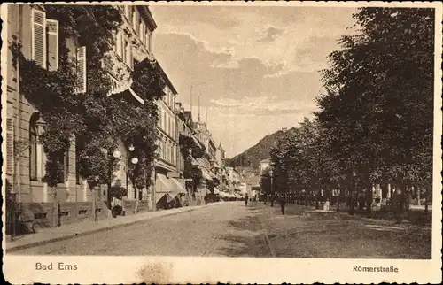 Ak Bad Ems an der Lahn, Römerstraße