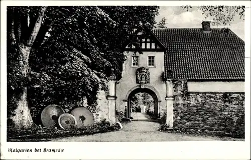 Ak Bramsche in Niedersachsen, Malgarten