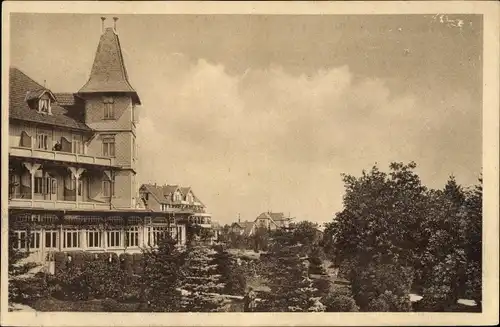 Ak Hahnenklee Bockswiese Goslar im Harz, Hotel Hahnenklee'er Hof