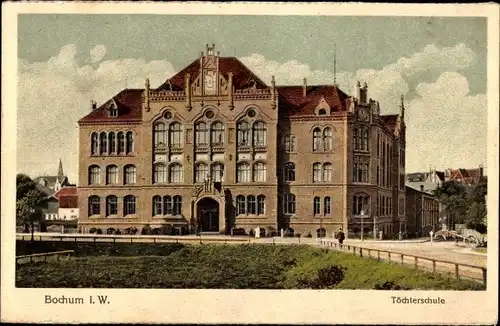 Ak Bochum im Ruhrgebiet, Töchterschule