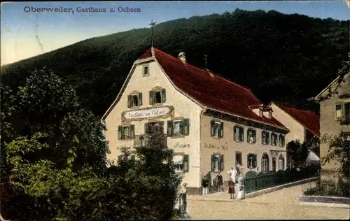 Ak Oberweiler Badenweiler im Schwarzwald, Gasthaus zum Ochsen