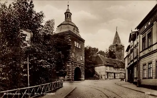 Ak Mühlhausen in Thüringen, Am Frauentor