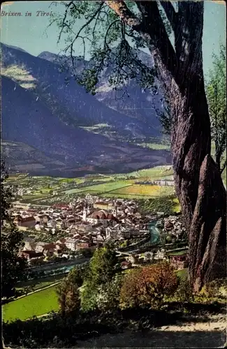 Ak Brixen Bressanone Südtirol, Talblick, Panorama