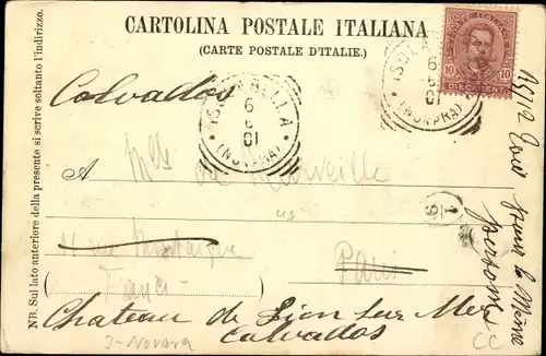 Ak Isola Bella Lago Maggiore Piemonte, Boot, Uferpartie