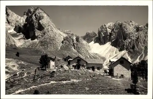 Ak Firenze Florenz Toscana, Gruppo del Dolomiti, Rifugio Firenze in Cisles