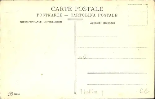 Ak Castagnola Cassarate Lugano Kt Tessin con Monte Bré, Panorama