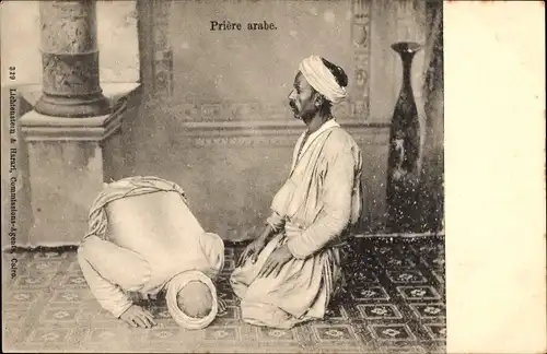 Ak Ägypten, Betende Araber