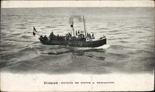 Ak-Boot von Dieppe nach Newhaven