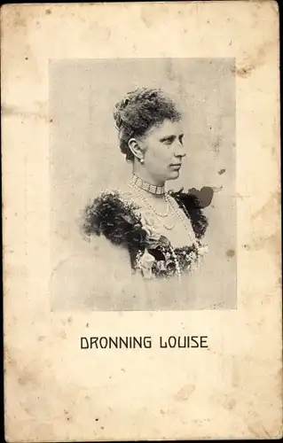 Ak Louise von Schweden-Norwegen, Königin von Dänemark