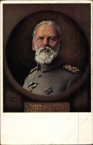 Künstler Ak Tröbe, M., Prinz Leopold von Bayern