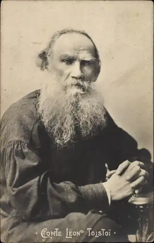 Ak Russischer Schriftsteller Lew Nikolajewitsch Tolstoi