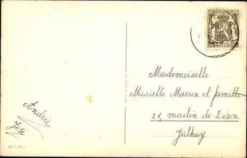 Ak Glückwunsch Neujahr, Hufeisen, Pilze, Glücksklee