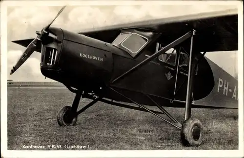 Ak Koolhoven FK 43, Lufttaxi, KLM