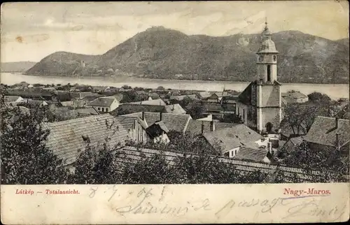 Ak Nagymaros Ungarn, Gesamtansicht