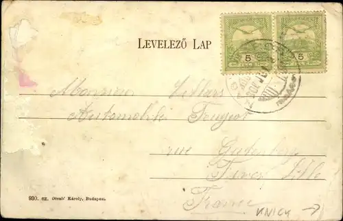 Ak Nagymaros Ungarn, Gesamtansicht