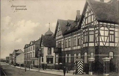 Ak Bad Langensalza in Thüringen, Kaiserstraße