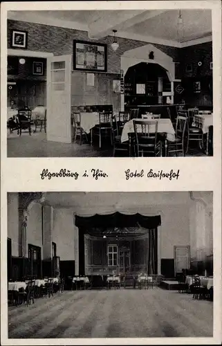 Ak Elgersburg in Thüringen, Hotel Kaiserhof, Innenansicht