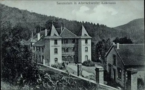 Ak Abreschviller Alberschweiler Lothringen Moselle, Sanatorium