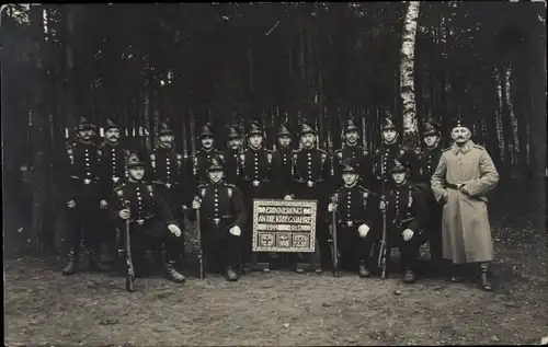 Foto Ak Dresden Neustadt, Sächs. Schützen Regiment 108 Prinz Georg, Deutsche Soldaten in Uniform