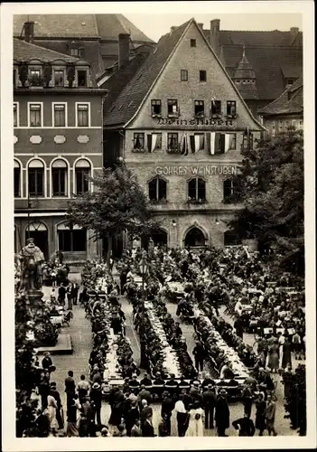 Studentika Ak Jena in Thüringen, Marktleben vor Göhres Weinstuben