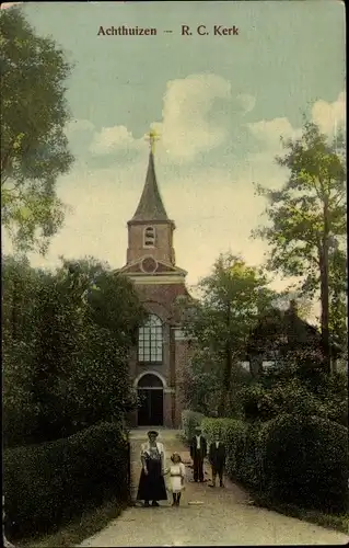 Ak Achthuizen Südholland, R. C. Kerk