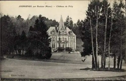 Ak Jouaignes Aisne, Château de Virly