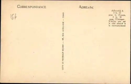 Ak Coucy le Château Aisne, Die Straße der Gondeln