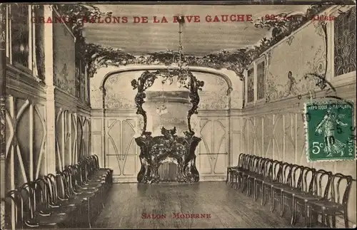 Ak Paris XIV Observatoire, Grands Salons de la Rive Gauche, Salon Moderne