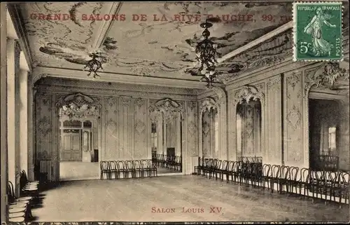 Ak Observatorium Paris XIV, Große Salons des linken Ufers, Salon Louis XV